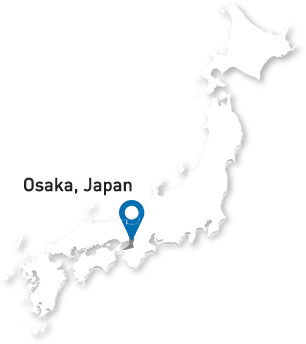 MAP: Osaka, Japan
