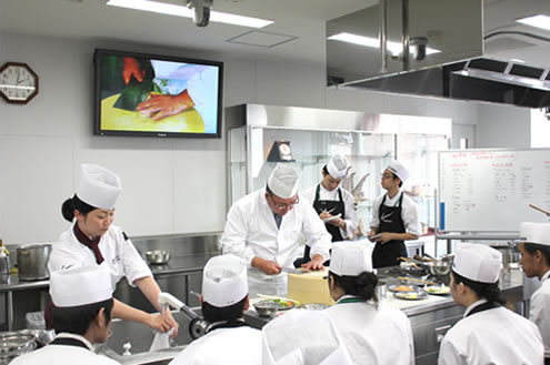 Chinese food training kitchen