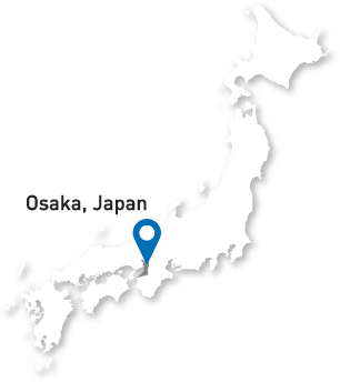 MAP: Osaka, Japan