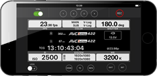 VariCam HS HOME screen (iPhone)