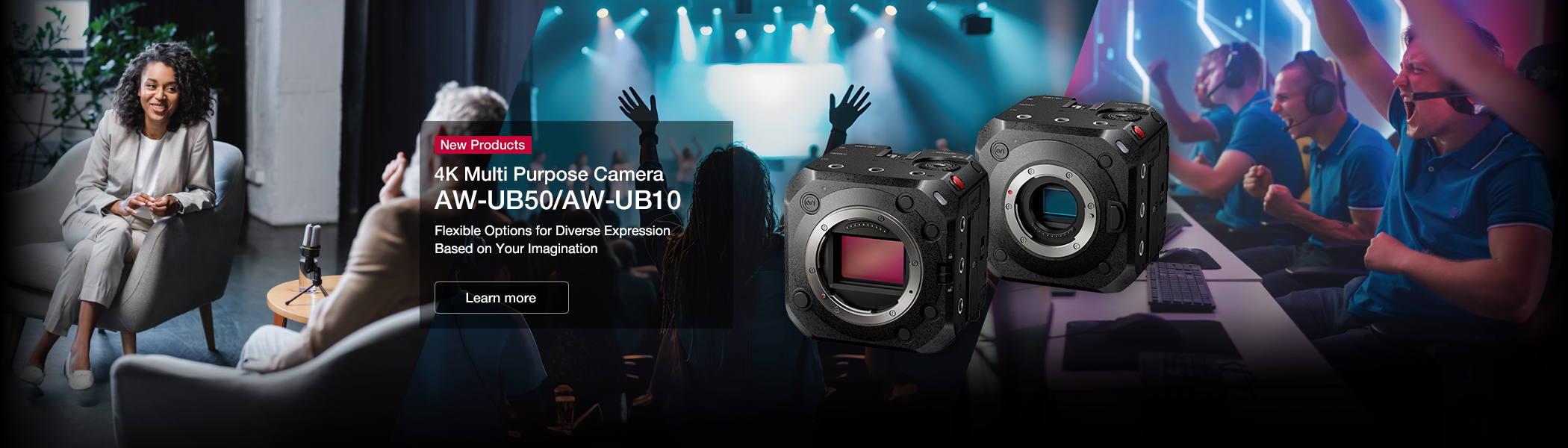 4K Multi Purpose Camera AW-UB50/AW-UB10 Flexible Options for Diverse Expression Based on Your Imagination