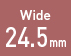 Wide 24.5 mm
