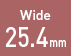 Wide 25.4 mm