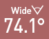 Wide 74.1°