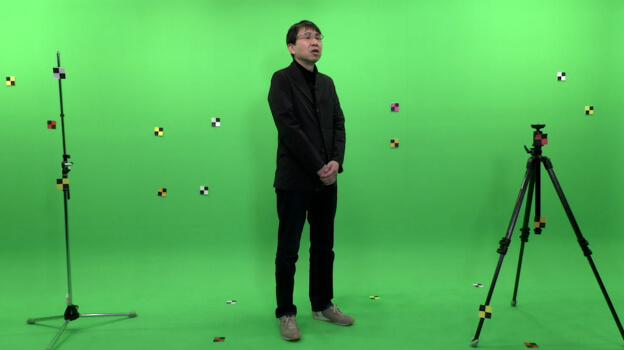 Video footage before editing