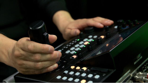 With Controller AW-RP150GJ, one operator controlled four cameras