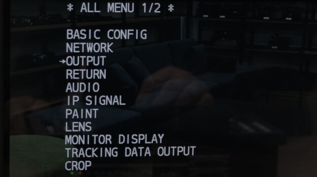 Menu structure is right for studio use